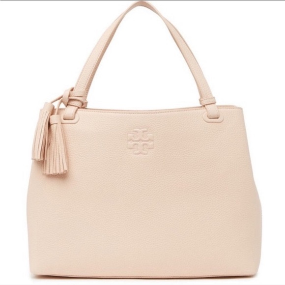 Tory Burch | Bags | Tory Burch Thea Center Zip Leather Tote Bag | Poshmark